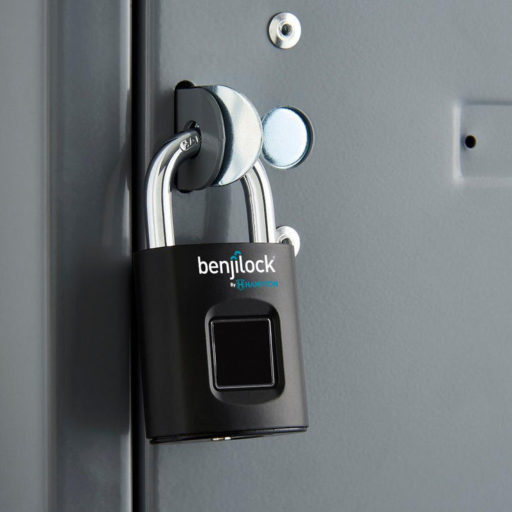 BenjiLock by Hampton 43mm Fingerprint Padlock, Black