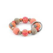 Coral Crush Wrist Keychain