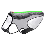 Small Green LED Rechargeable Dog Vest