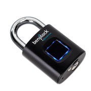 BenjiLock by Hampton 43mm Fingerprint Padlock, Black