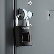 BenjiLock by Hampton 43mm Fingerprint Padlock, Black