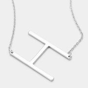 Large Initial Necklace