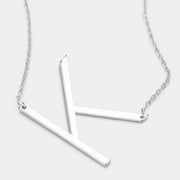 Large Initial Necklace