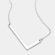 Large Initial Necklace