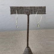 Maxi Initial Wire Hoop