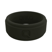 Men's Step Edge Black Silicone Ring