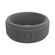 Men's Step Edge Charcoal Silicone Ring