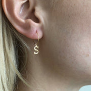 Mini Initial Wire Hoop