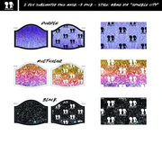 BOY MEETS GIRL® Sparkle City Mask 3-Pack