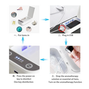 Grey UV-C Phone Sanitizer