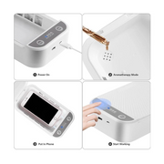 White UV-C Phone Sanitizer