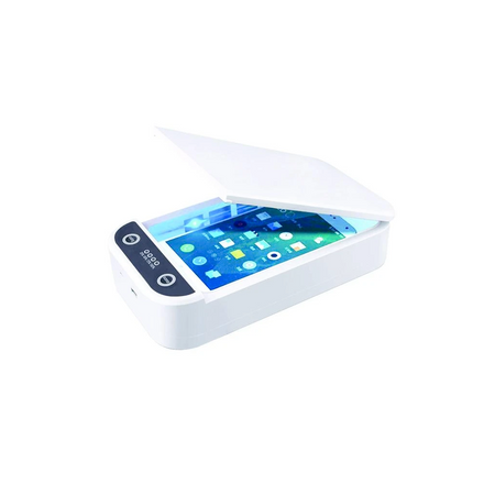 White UV-C Phone Sanitizer