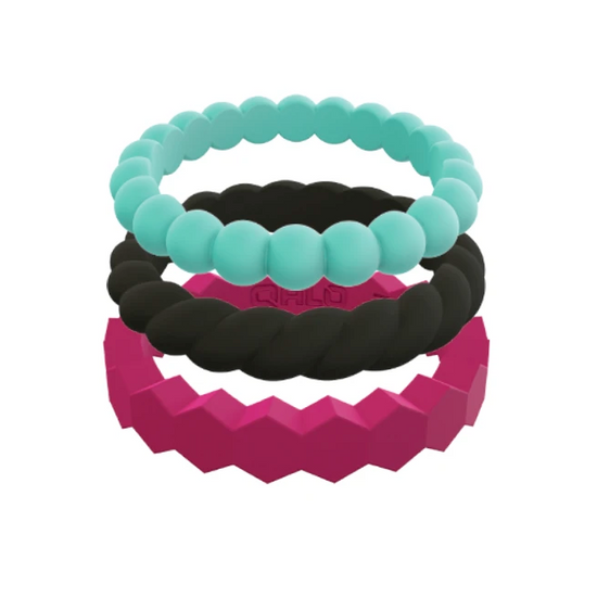 Women's Bold Stackable Set Silicone Rings