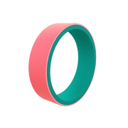 Women's Switch Reversible Emerald & Coral Silicone Ring